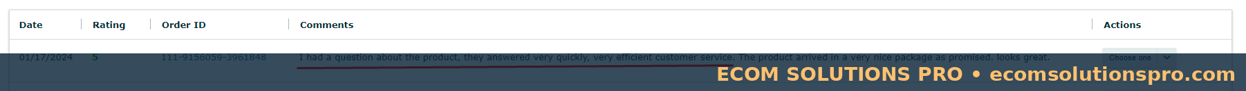 Seller feedback evidence 5