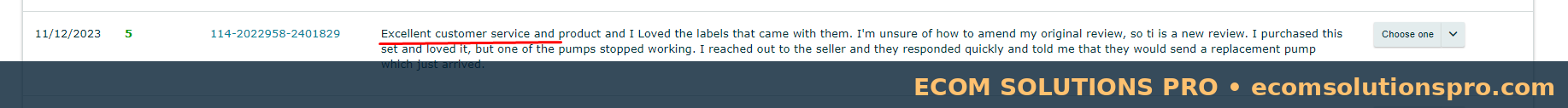 Seller feedback evidence 8